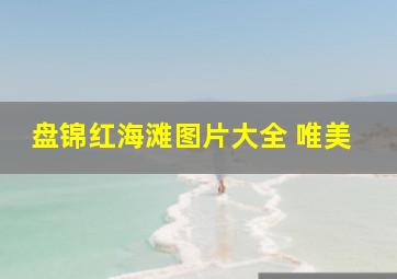 盘锦红海滩图片大全 唯美